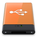 Orange USB W Icon